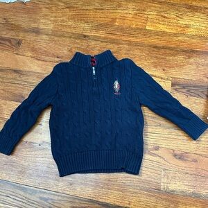 Ralph Lauren Toddler Sweater Bundle – Navy & Red – Size 2T